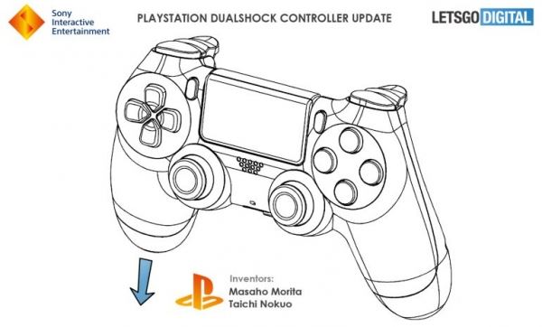 Sony патентует DualShock с четырьмя дополнительными кнопками на задней стороне устройства